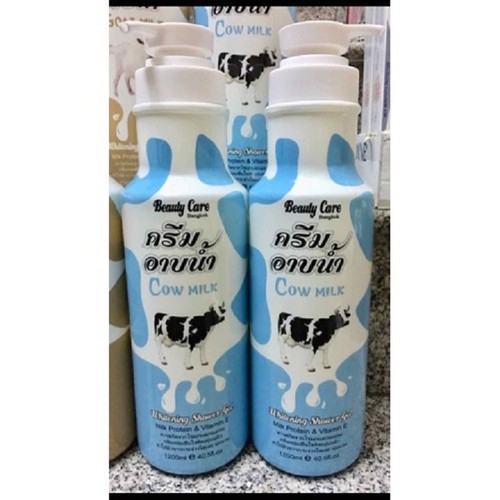 Sửa tắm trắng da CON BÒ THÁI CHAI 1.2L