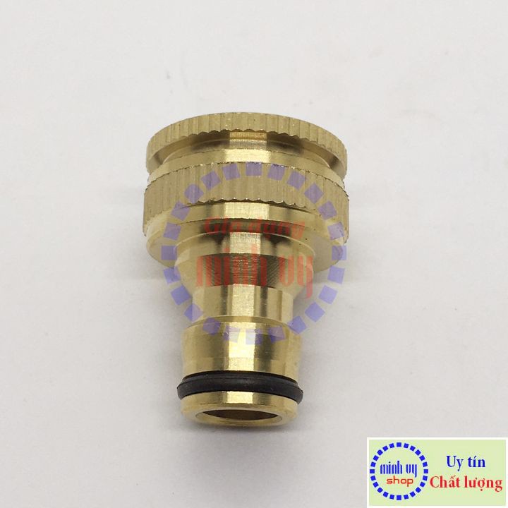 ĐẦU NỐI NHANH ĐỒNG TẠI VÒI PHI 21-27mm (1/2"-3/4") RA NỐI KHỚP NHANH