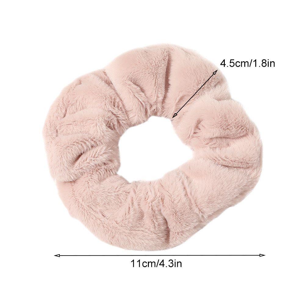 Dây Cột Tóc Scrunchies Bằng Vải Bông Dễ Thương Cho Nữ