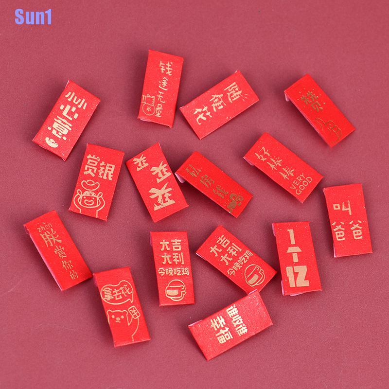 Bộ 10 Túi Đỏ May Mắn Cho Nhà Búp Bê