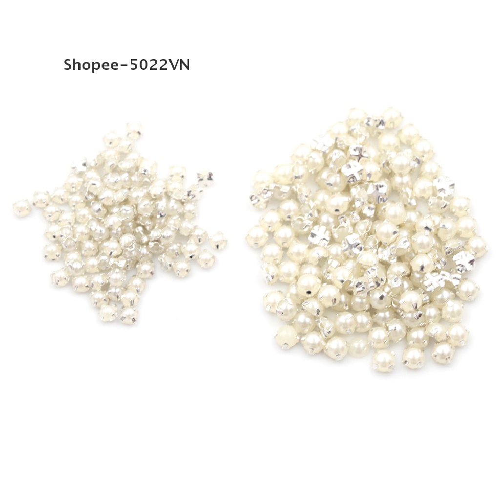 Set 100 Nút Ngọc Trai Mini 3 / 4MM 5022VN Làm Đồ Thủ Công Đa Ứng Dụng