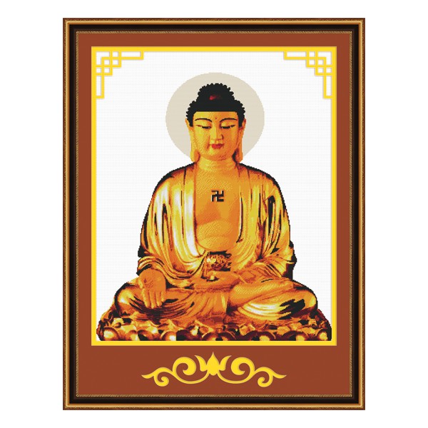 Tranh thêu Phật Tổ Như Lai ms 51221