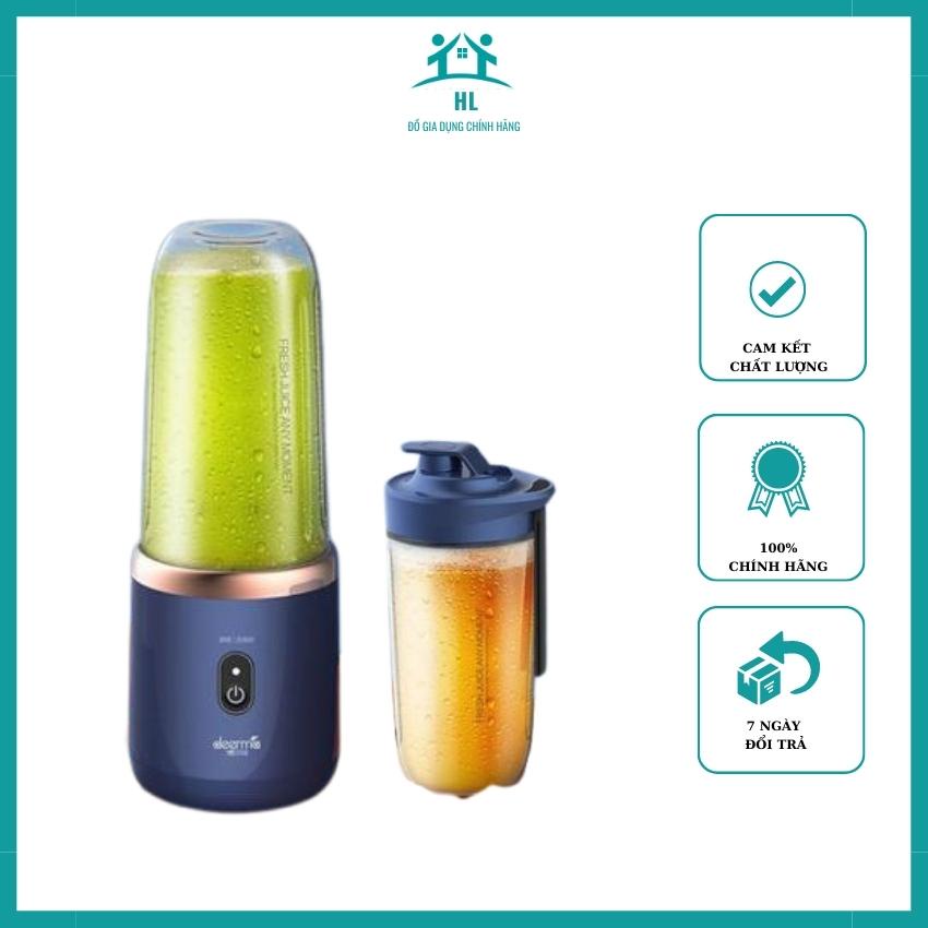 Máy Xay Sinh Tố Đa Năng Juicing Cup 300ML Cầm Tay 6 Lưỡi Sử Dụng Pin Sạc Cổng USB Siêu Tiện Lợi