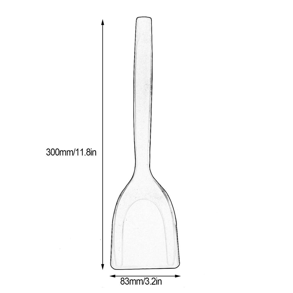 Omelet Spatula Spatula Silicone Chống Dính Chiên Trứng