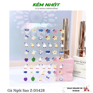 [ Mới Về ] Sticker Dán Móng Hoạt Hình Nhiều Mẫu