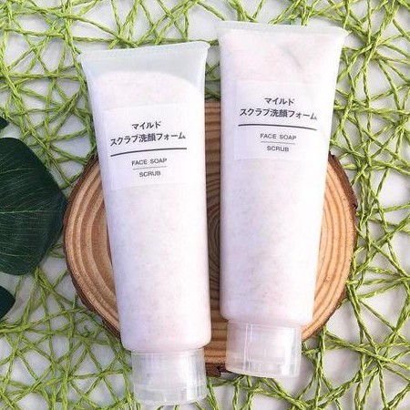 Tẩy Tế Bào Chết Muji Face Soap Scrub Nhật Bản