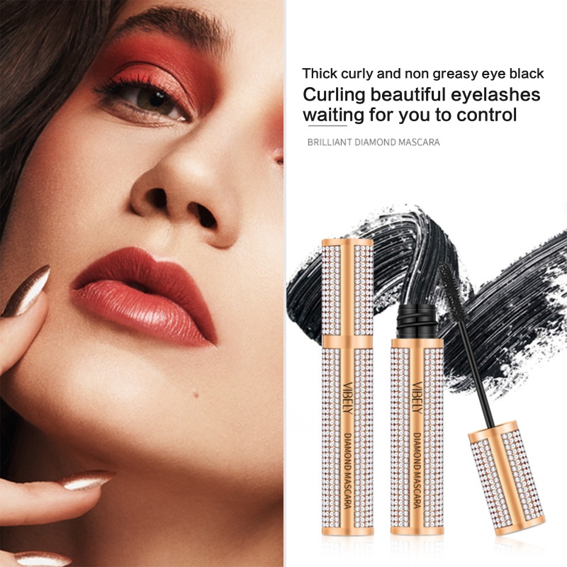 Mascara Sợi Tơ 4D Chống Thấm Nước Không Nhòe Chuốt Dài Mi