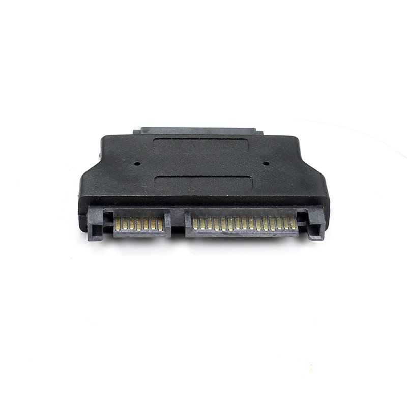 Bộ Chuyển Đổi Ổ Cứng Sata Serial Ata 7 + 15 22pin Male Sang Slim 7 + 6 13pin Female Cho Desktop Laptop Hdd Cd-rom