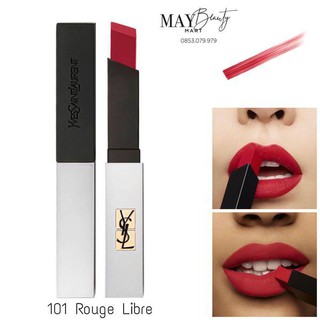 Son Y.S.L Slim 101 Đỏ Base Hồng