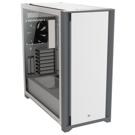 Vỏ Case CORSAIR 5000D TG White/CC9011209WW Hàng chính hãng