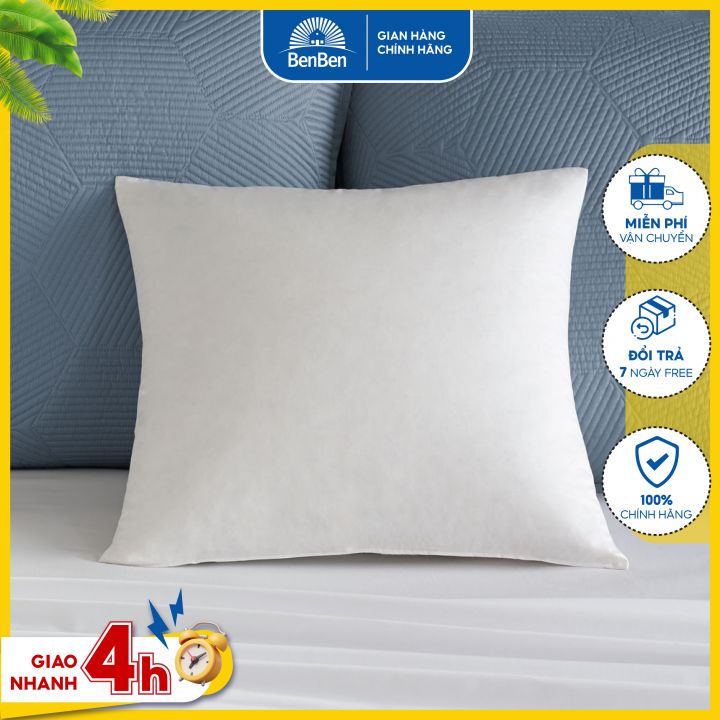 Gối tựa lưng văn phòng, gối sofa size 45x45cm, tặng kèm vỏ gối, hàng VN cao cấp - Ben Ben