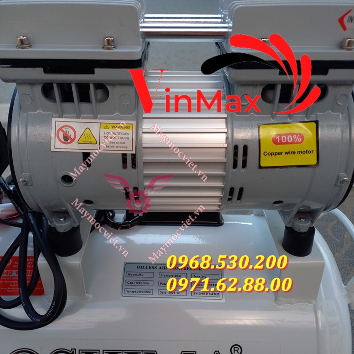 - Mua máy nén khí giảm âm không dầu 2hp duy nhất hôm nay