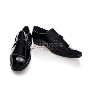 Giày tây nam da bò màu đen PH7106