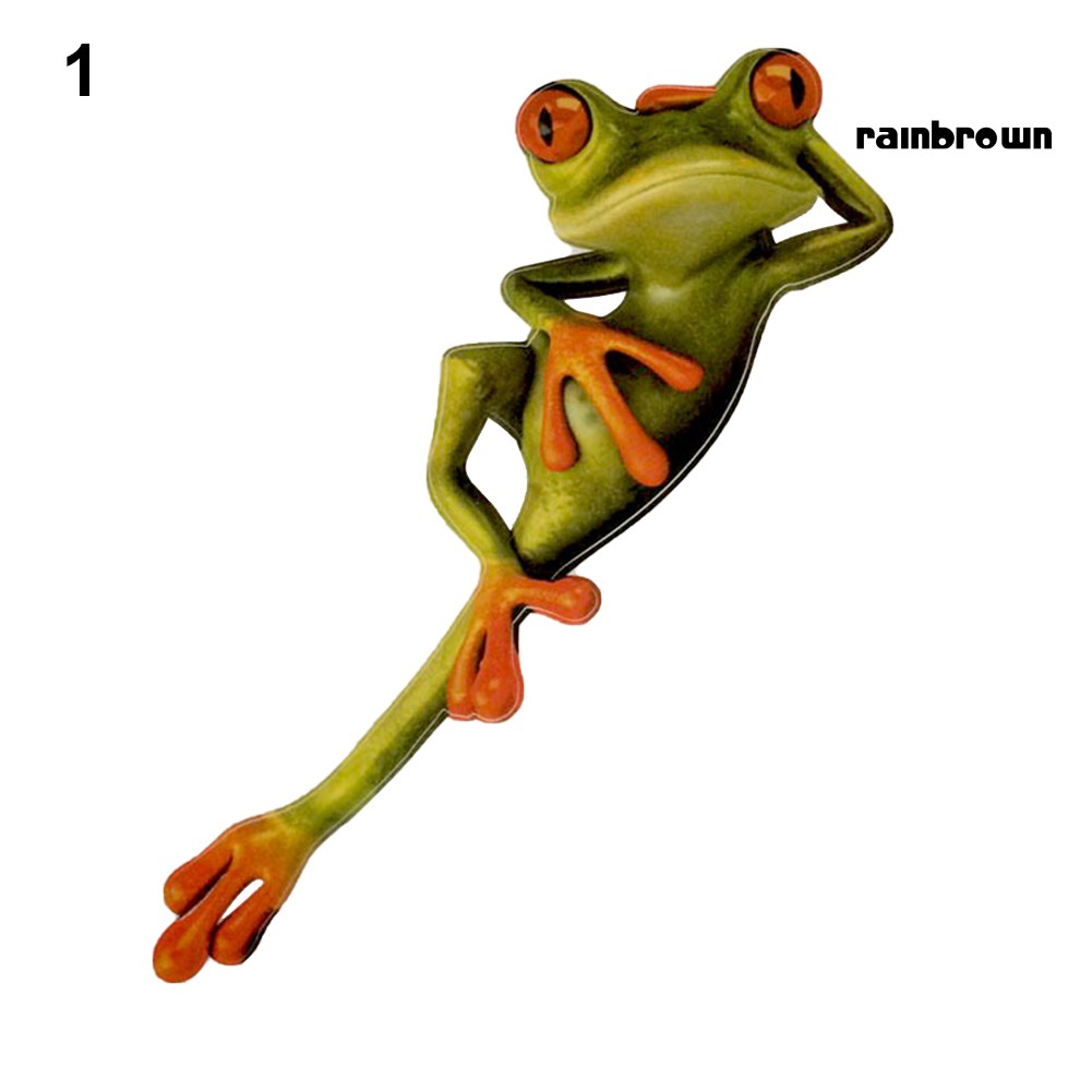 Hình Dán 3d Hình Chú Ếch Vui Nhộn Trang Trí Xe Hơi Chống Trầy Xước Và Chống Thấm Nước