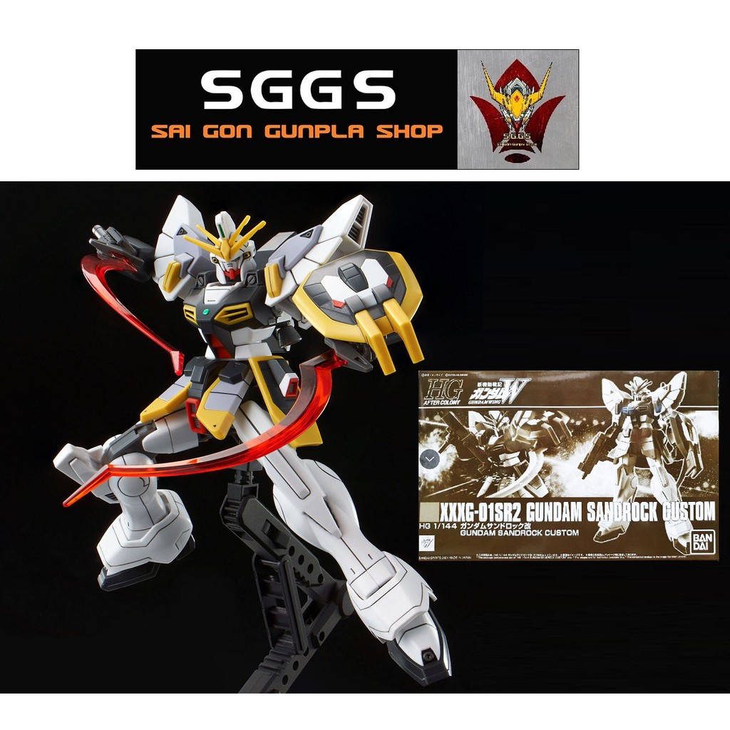 Mô Hình Lắp Ráp HG Gundam Sandrock Custom EW P-Bandai 1/144 Hgwing HGAC Wing Đồ Chơi Anime Nhật