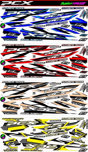 Dải Dán Trang Trí Xe Honda Pcx 2018 2019 2020 / Honda Pcx 150 / Variation Honda Pcx / Honda / Pcx 150 / New Pcx Variations