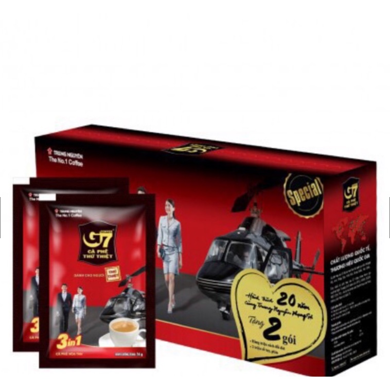 [Có Tem] Cà Phê Sữa Hoà Tan G7 hộp 18 gói x 16g | BigBuy360 - bigbuy360.vn
