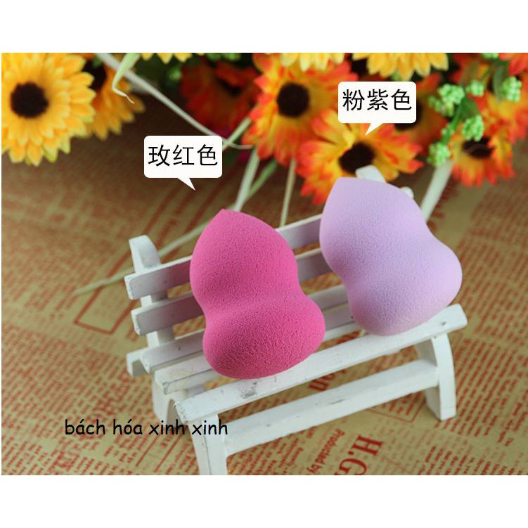 Mút trang điểm hình hồ lô /giọt nước(giao hình màu ngẫu nhiên)