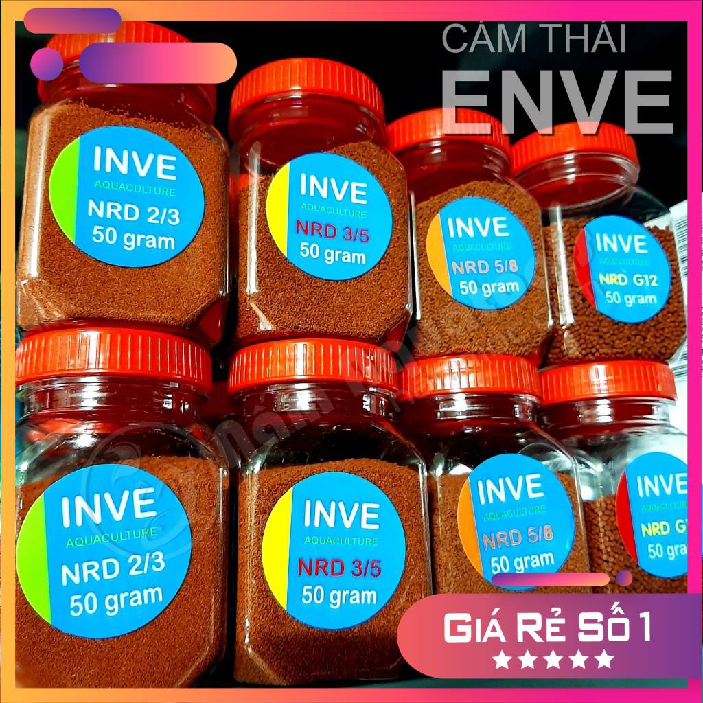 ☘ Cám Thái INVE nhiều size [hộp 50gr] | Thức ăn giành cho cá bảy màu, neon, beta...