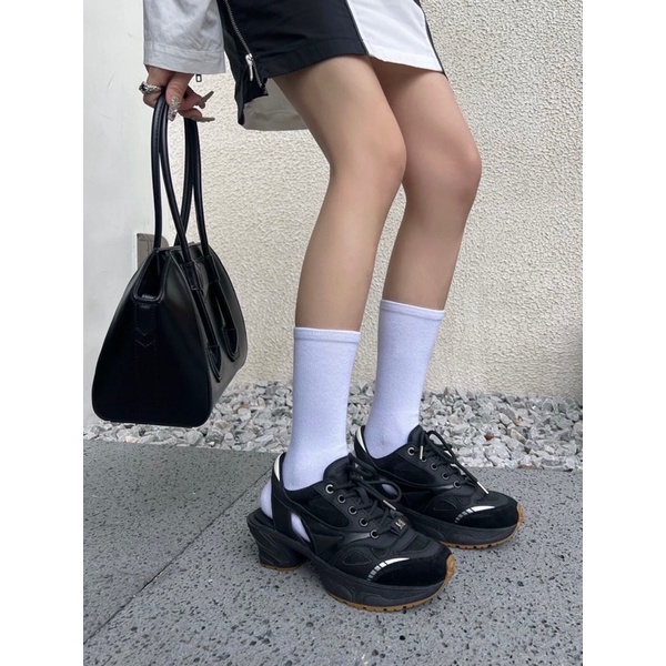 Giày thể thao nữ hở gót có quai thiết kế mới 2022 thương hiệu Untitlab cao cấp êm chân thoáng khí