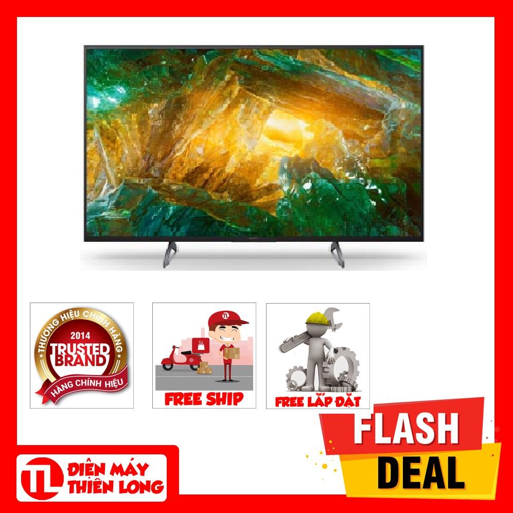 55X8000H - MIỄN PHÍ CÔNG LẮP ĐẶT - Android Tivi Sony 4K 55 inch KD-55X8000H Mới 2020