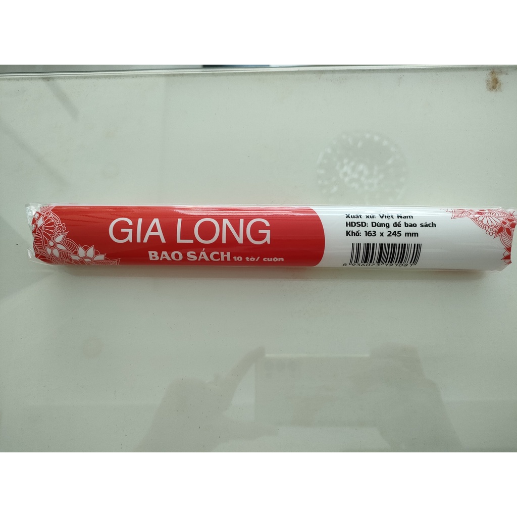 Bao kiếng bao sách giáo khoa - Kích thước: 16.3 x 24.5cm