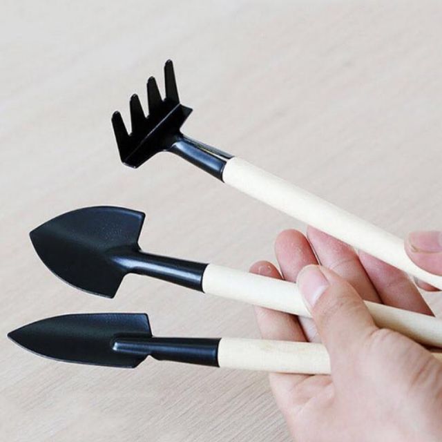 Bộ 3 dụng cụ làm vườn mini siêu cute