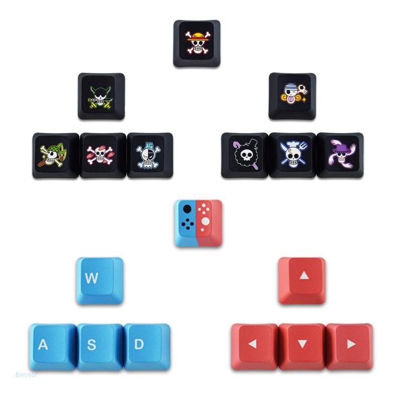 Bộ 9 nút bàn phím OEM WASD điều hướng ESC PBT CMYK nhuộm màu cho Cherry MX