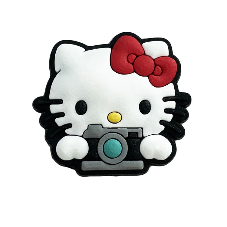 Nút Gắn Jibbitz, Sticker Trang Trí Giày Dép Hình Hello Kitty
