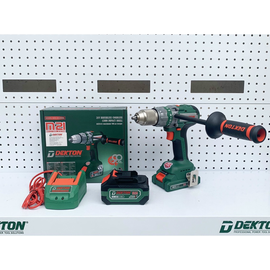 [Dekton Official Store - TP. HCM] Máy khoan pin Dekton 3 chức năng M21-ID1390BL