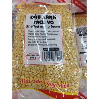 Đỗ xanh tách vỏ