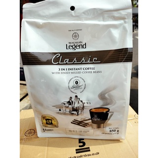 Cà phê trung nguyên hòa tan legend classic bịch 50 gói * 17gr
