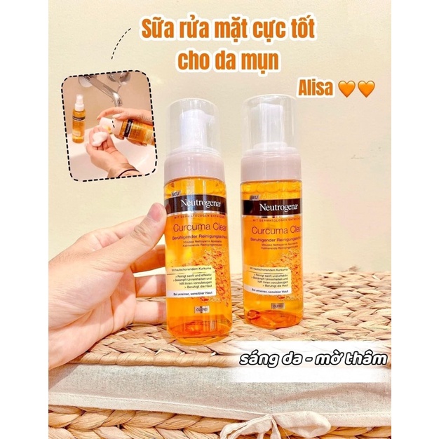 Sữa rửa mặt tạo bọt Neutrogena nghệ