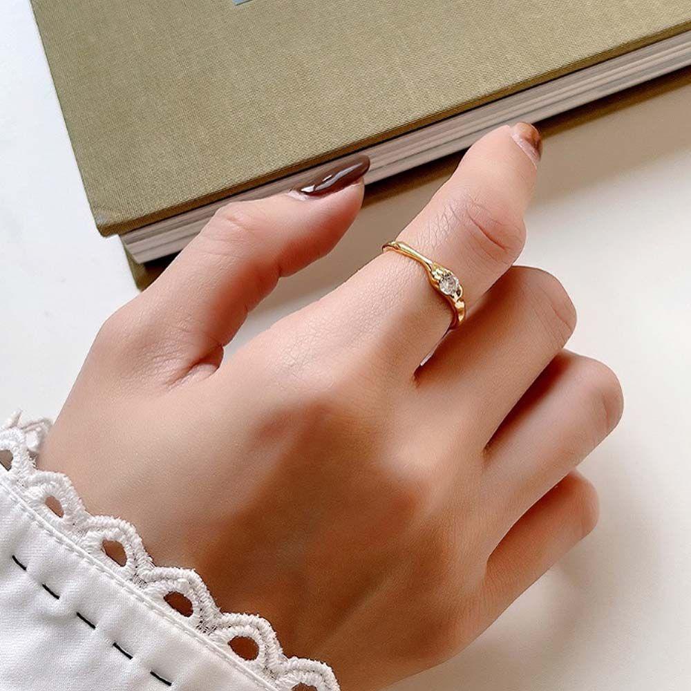 Nhẫn Hở Phong Cách Vintage Thanh Lịch Cho Nữ|Nhẫn Đeo Đuôi Cá Chất Lượng Cao