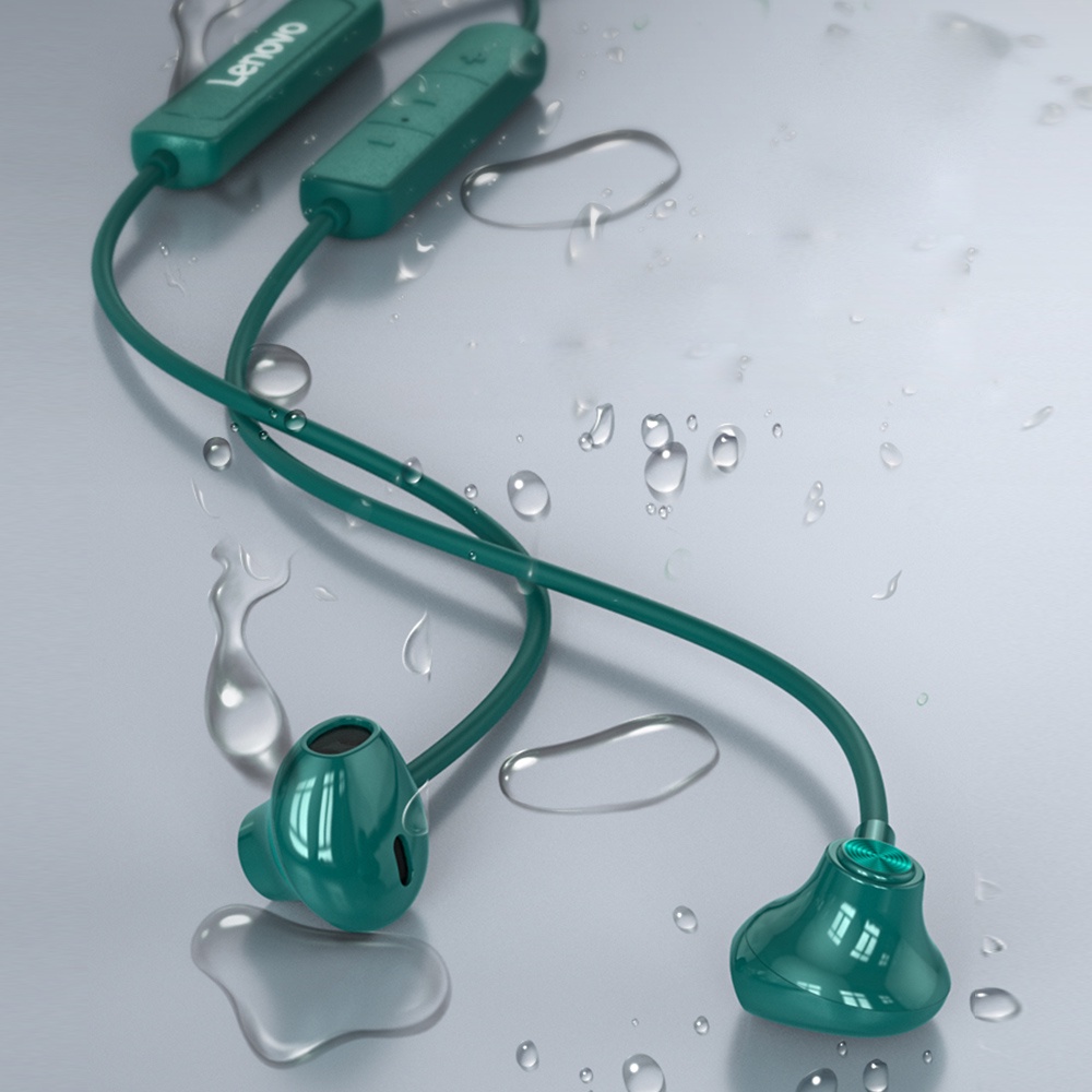 Tai Nghe Bluetooth 5.0 Không Dây Đeo Cổ Lenovo SH1 IPX5 Tích Hợp Mic Phong Cách Thể Thao