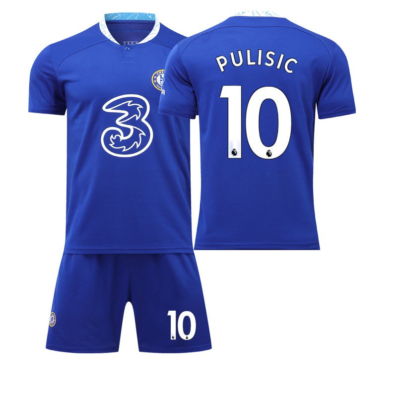 Áo Thun Chelsea Jersey 22-23 Home No. 19 Mangte người lớn không. Bộ Đồng Phục Thể Thao Tay Ngắn 29 Cho Bé