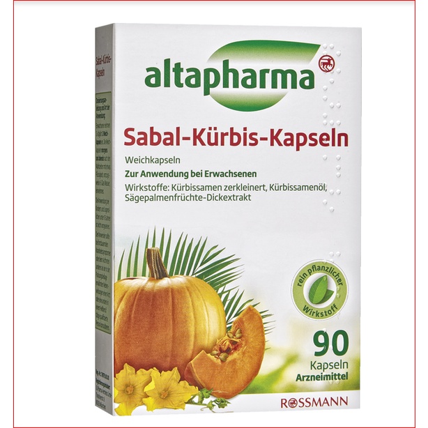 Đồ uống Altapharma Sabal Kurbis hộp 90 viên của Đức