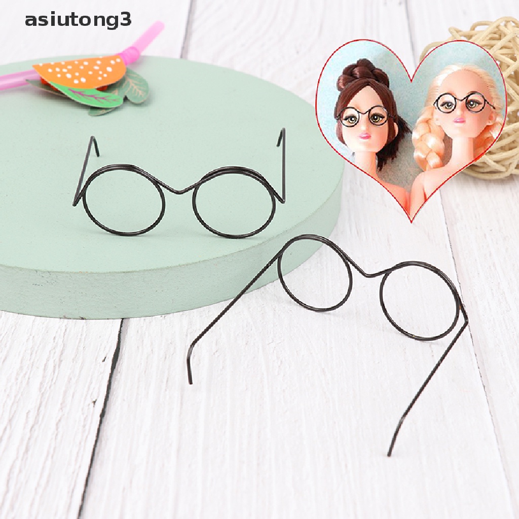 Set 1/2/5/10 mắt kính không tròng thời trang cho búp bê
