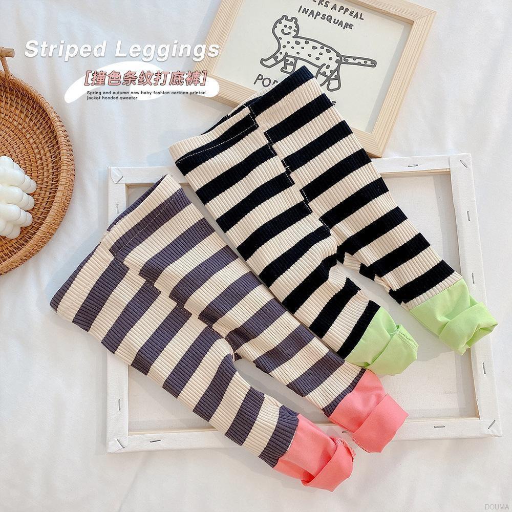 Quần Legging Kẻ Sọc Nhiều Màu Sắc Cho Bé
