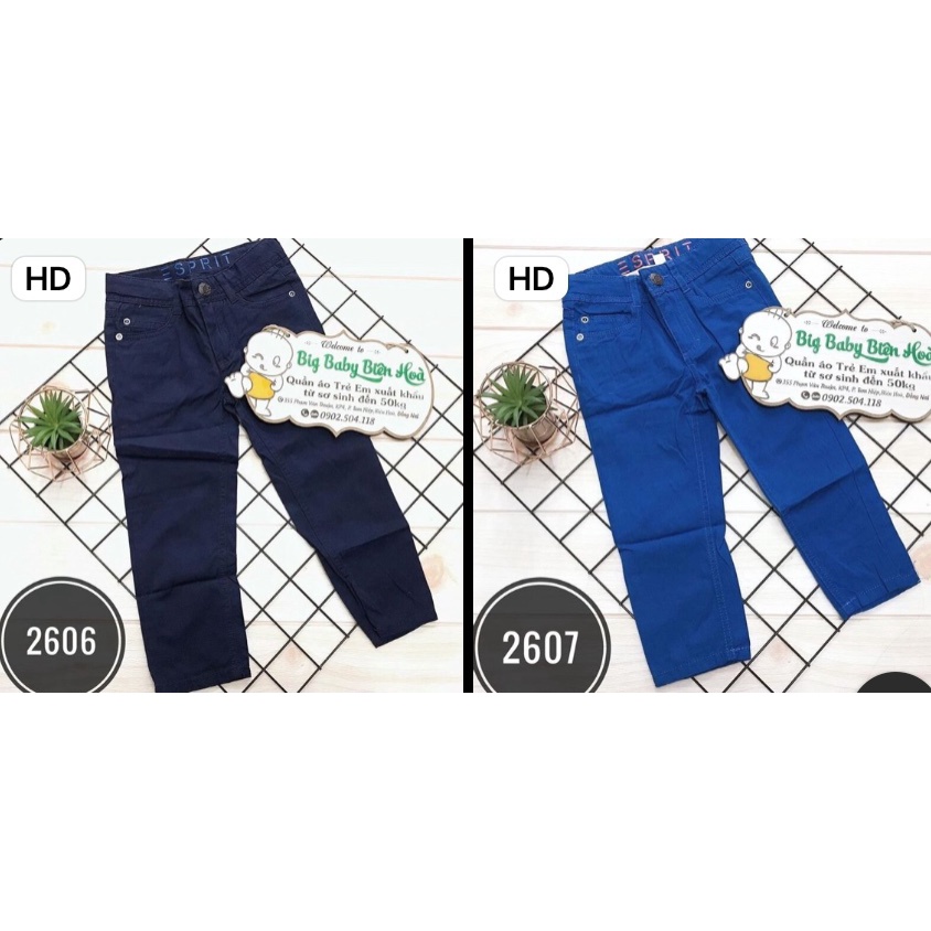 QUẦN KAKI SKINNY BÉ TRAI TỪ 2-8 TUỔI (13-30KG) XUẤT KHẨU RẺ ĐẸP, LƯNG CÓ TĂNG ĐƠ