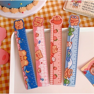 Thước kẻ 15cm (giao màu ngẫu nhiên)