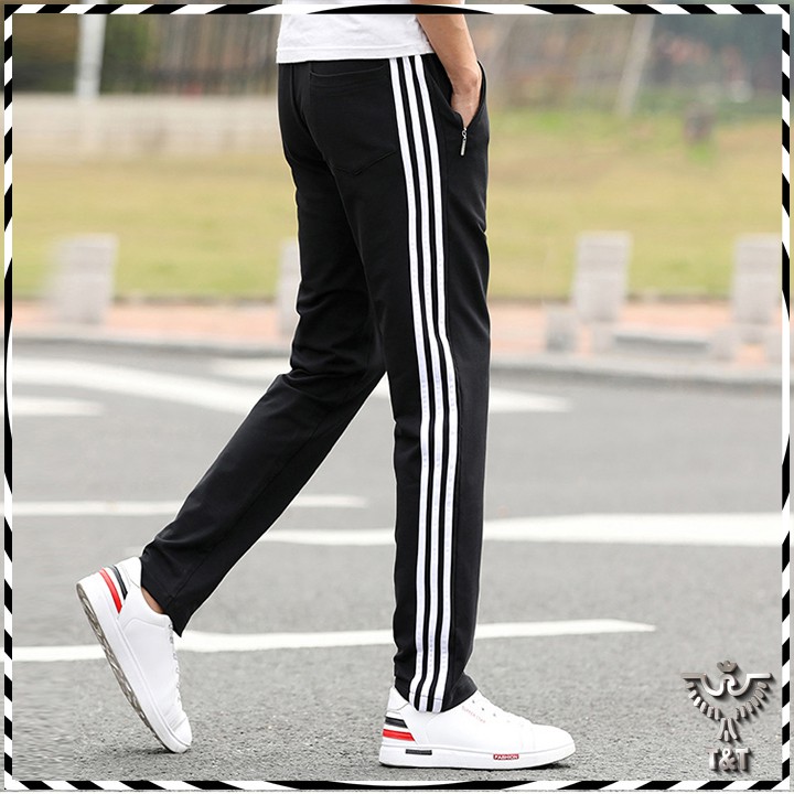 Quần Thể Thao quần jogger nỉ 3 Sọc Thu Đông Co Giãn Ống SUÔNG Nam Nữ UNISEX QTT01