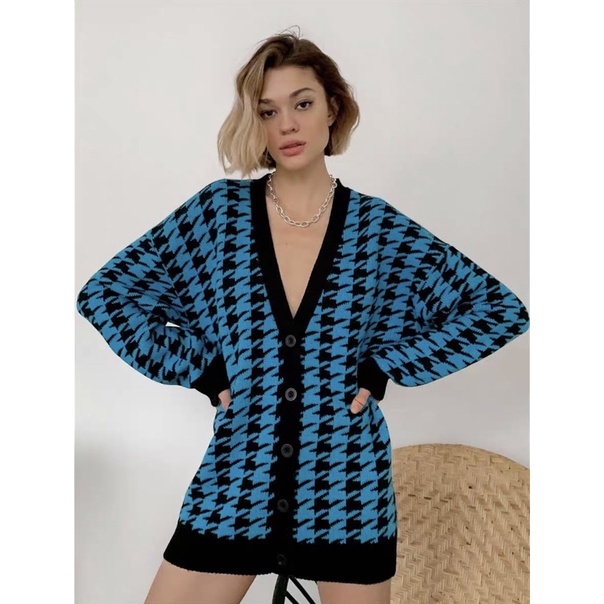 ÁO KHOÁC CARDIGAN HOẠ TIẾT ZICZAC