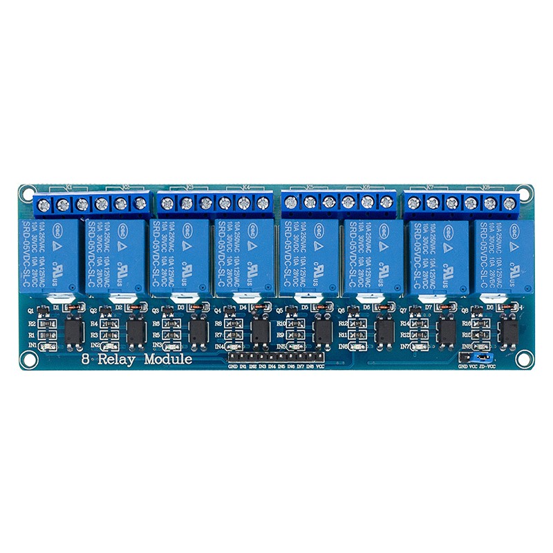 Mô Đun Rơ Le 1 2 4 8 Kênh 5V Chuyên Dụng Mô Đun Rơ Le 1 2 4 8 Chiều Cho ARDUINO