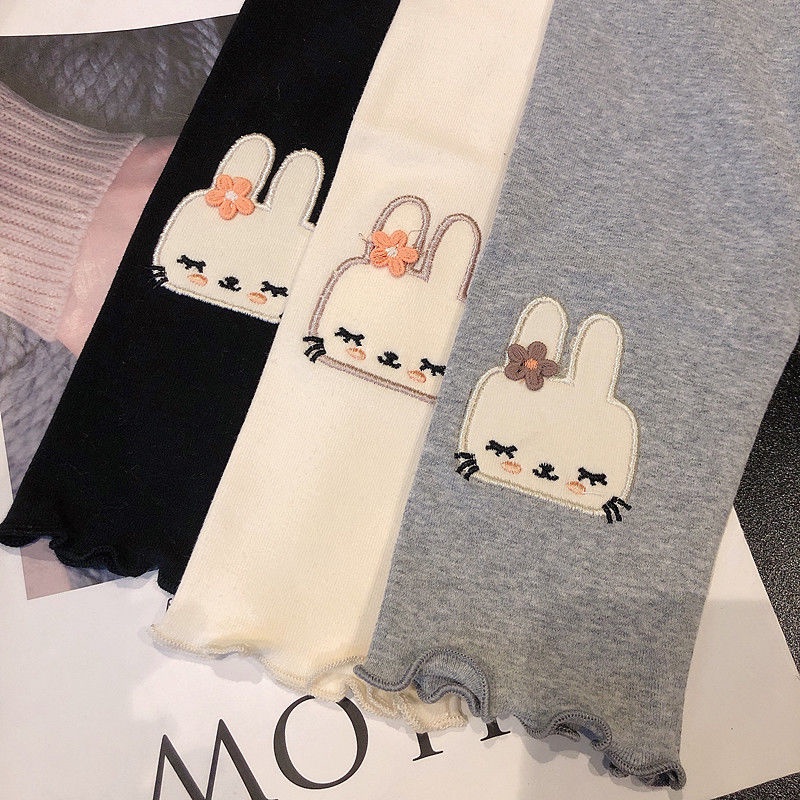 Quần Legging Cotton Mỏng Thoáng Khí Dễ Thương Thời Trang Xuân Thu Cho Bé Gái