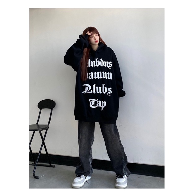 Áo khoác HOODIE CHỮ - Tentenboutique LƯU Ý: KHÔNG TÚI