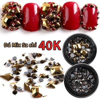 Set Đá trang trí gắn móng mix size chọn màu - Nail Store