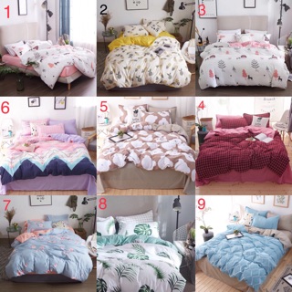 Bộ chăn ga gối đệm chất đũi giá siêu rẻ