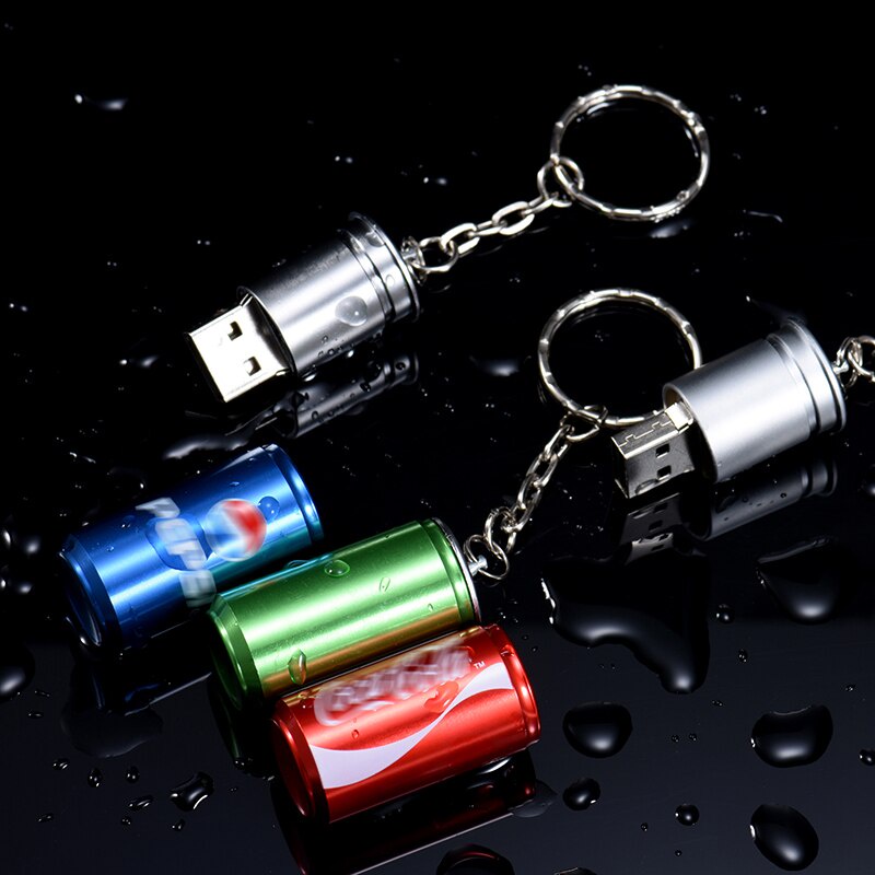 Usb flash Drive 4GB 16GB 32GB 64GB Hình Lon Coca Mới Sáng Tạo