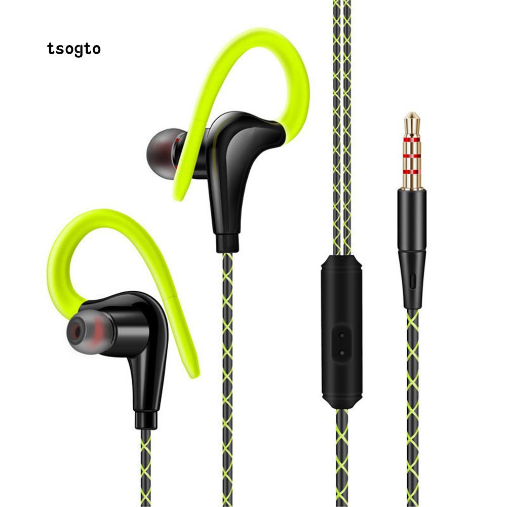 Tai nghe thể thao nhét trong với giắc cắm 3.5mm kèm micro | BigBuy360 - bigbuy360.vn